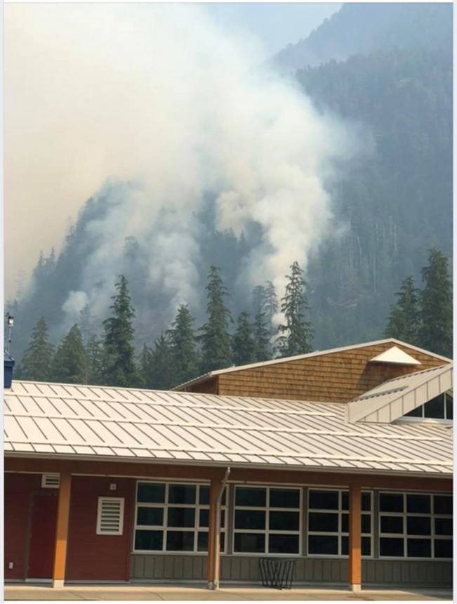 Lightning sparked fires continue to burn in north Vancouver Island Ha